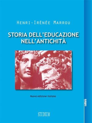 cover image of Storia dell'educazione nell'antichità